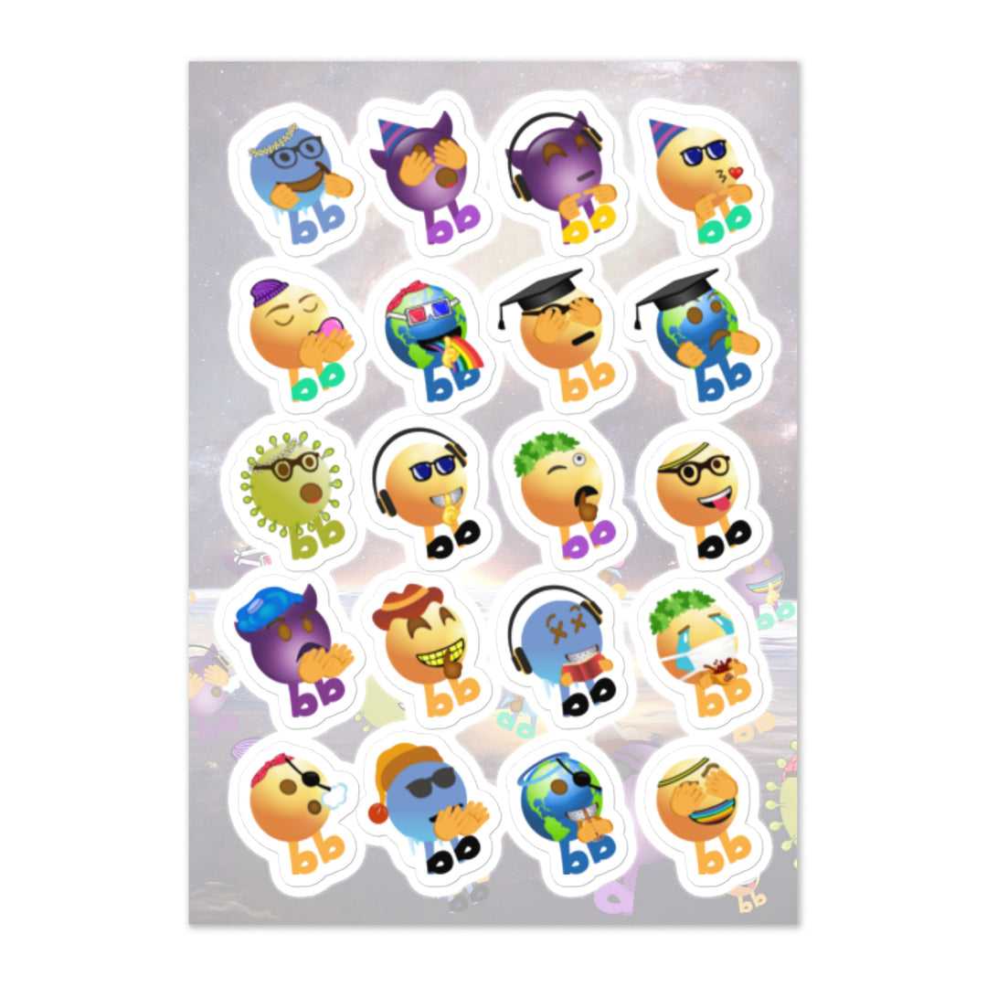 Megabb Buddy Stickers - Emojibb