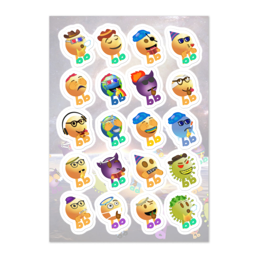 Megabb Buddy Stickers - Emojibb