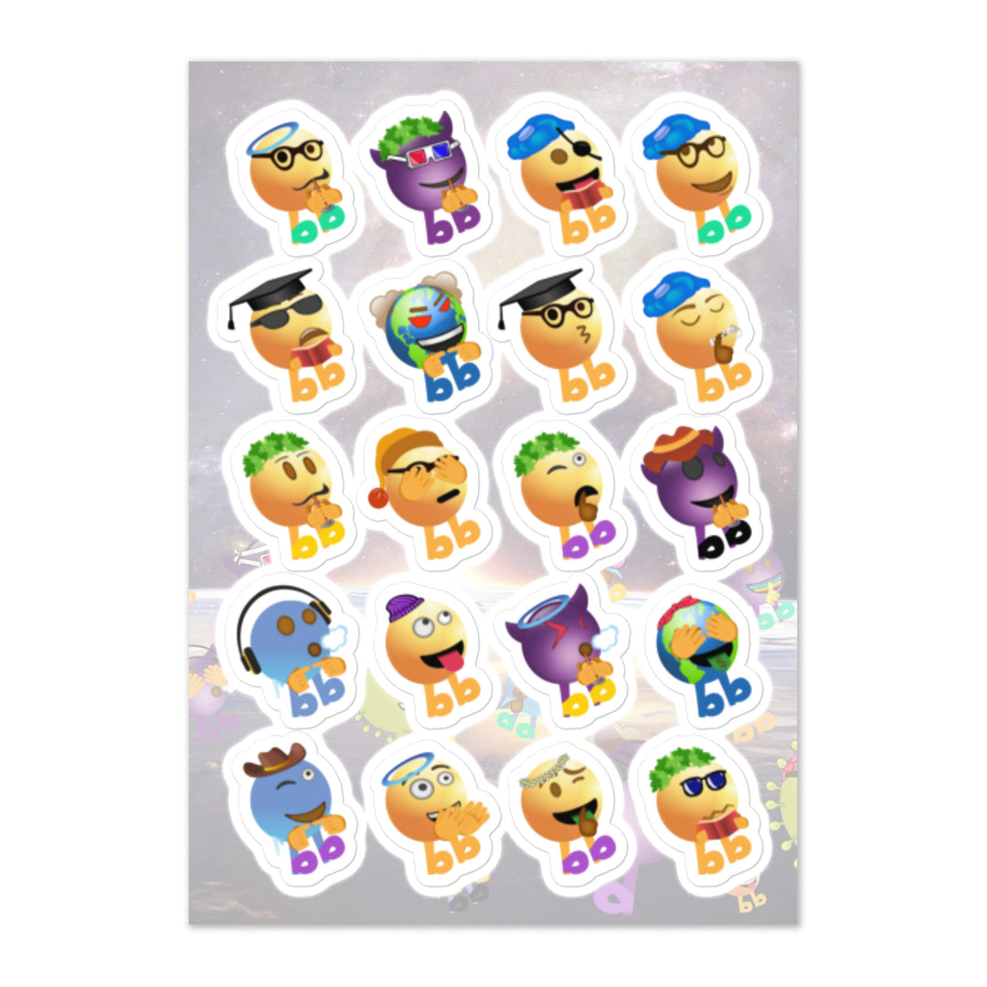 Megabb Buddy Stickers - Emojibb