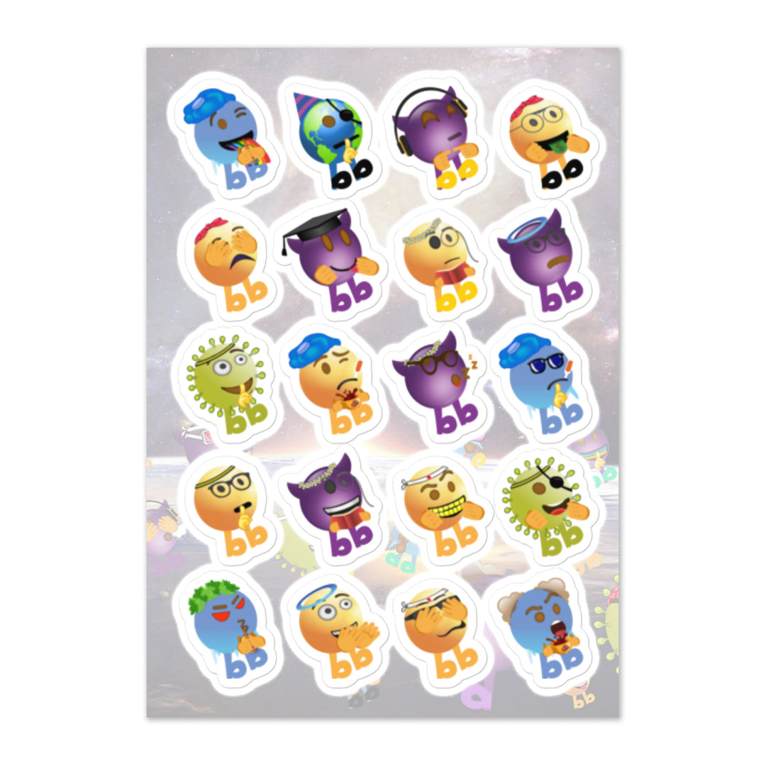 Megabb Buddy Stickers - Emojibb