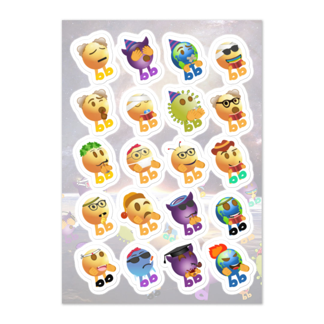 Megabb Buddy Stickers - Emojibb