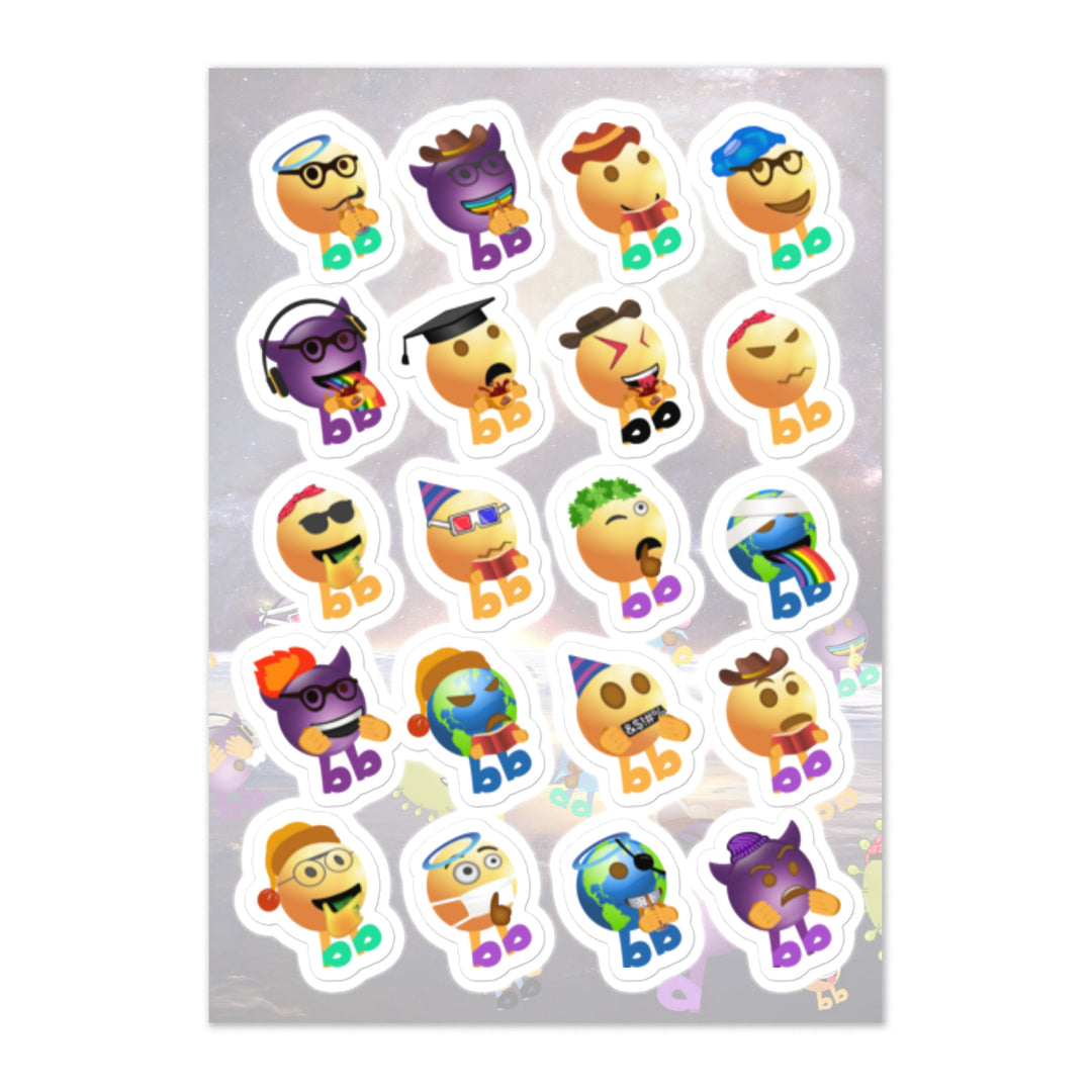 Megabb Buddy Stickers - Emojibb