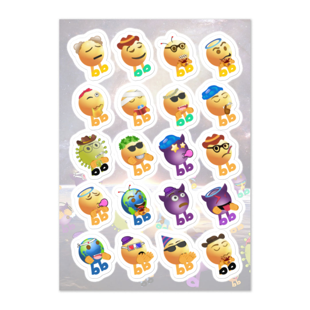 Megabb Buddy Stickers - Emojibb