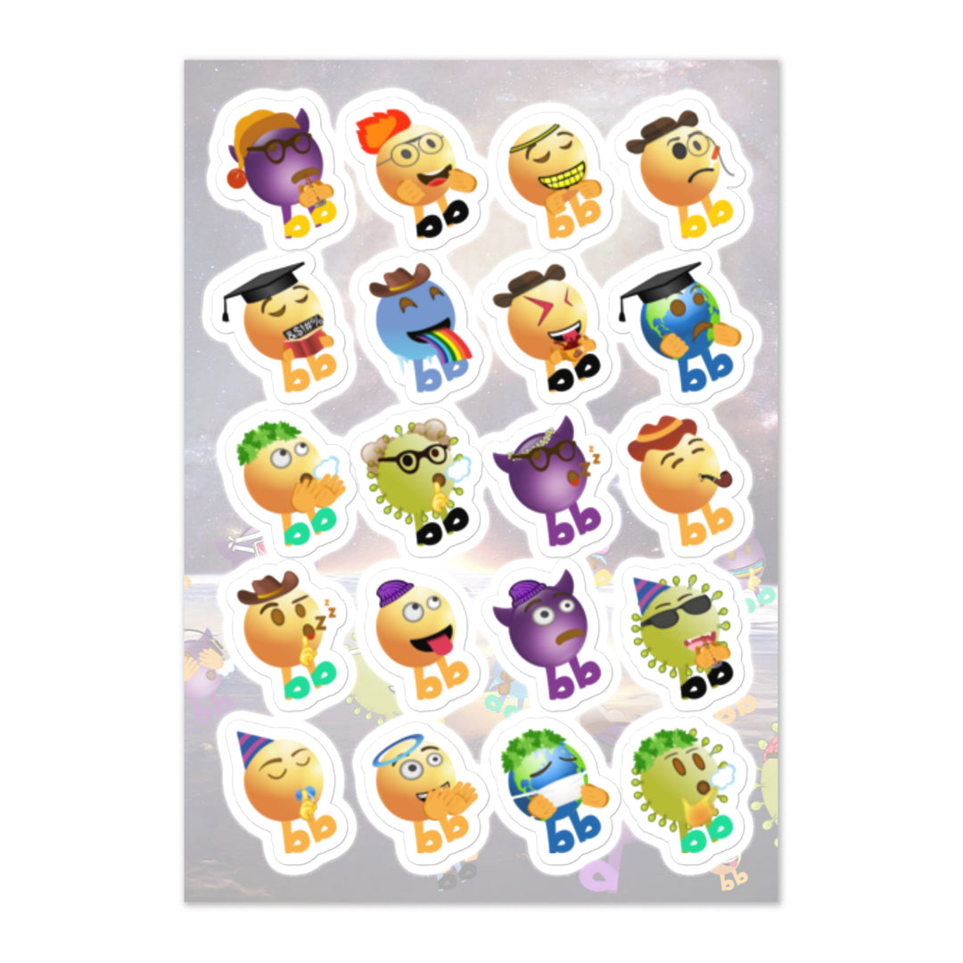 Megabb Buddy Stickers - Emojibb