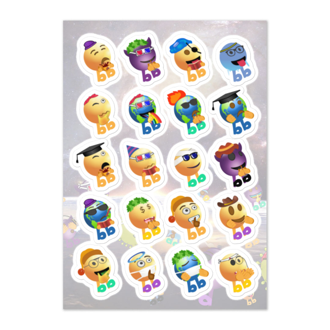 Megabb Buddy Stickers - Emojibb
