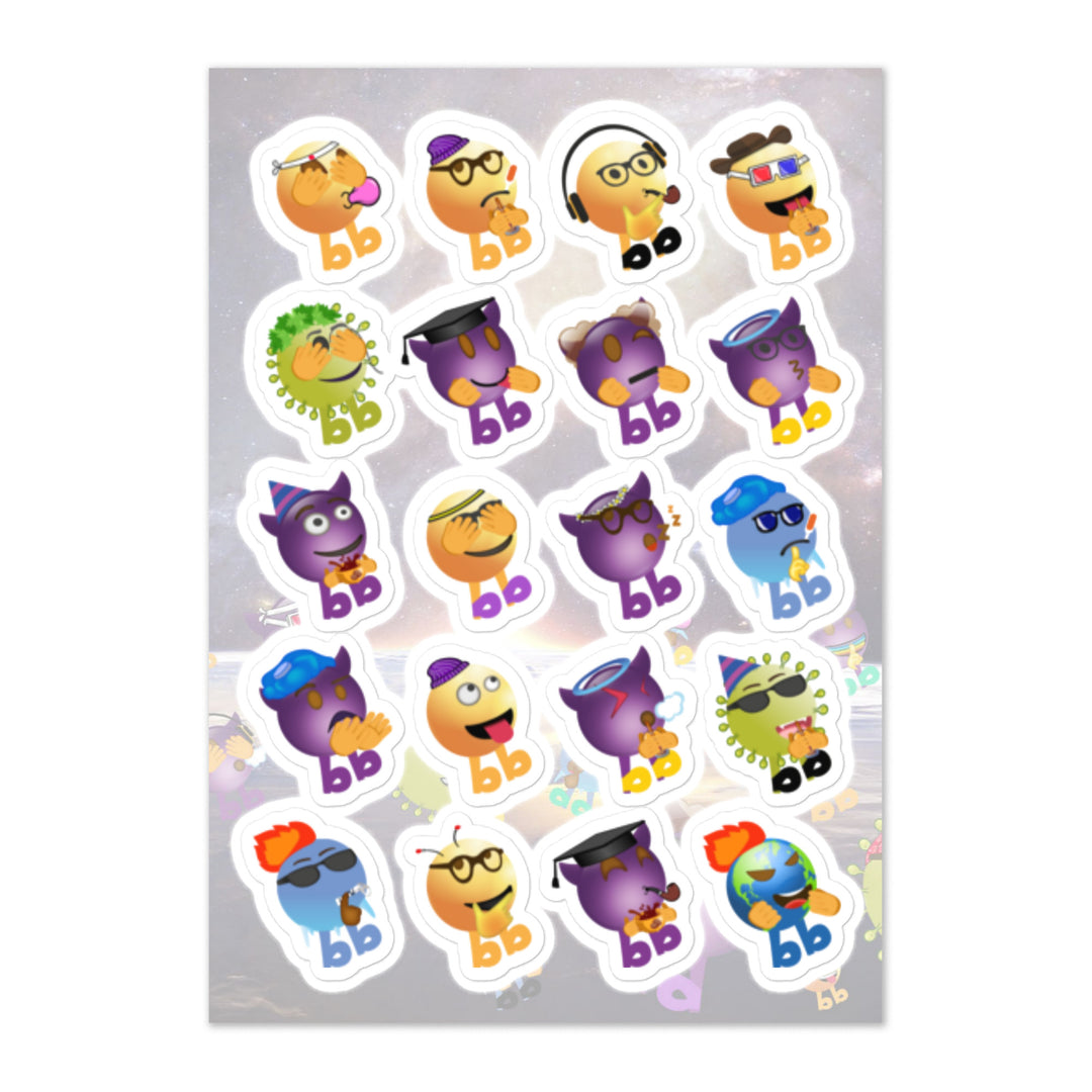 Megabb Buddy Stickers - Emojibb