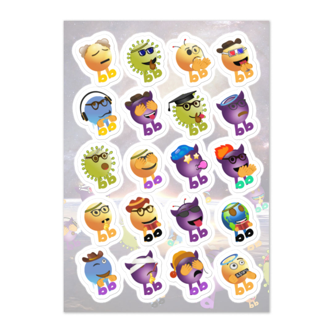 Megabb Buddy Stickers - Emojibb