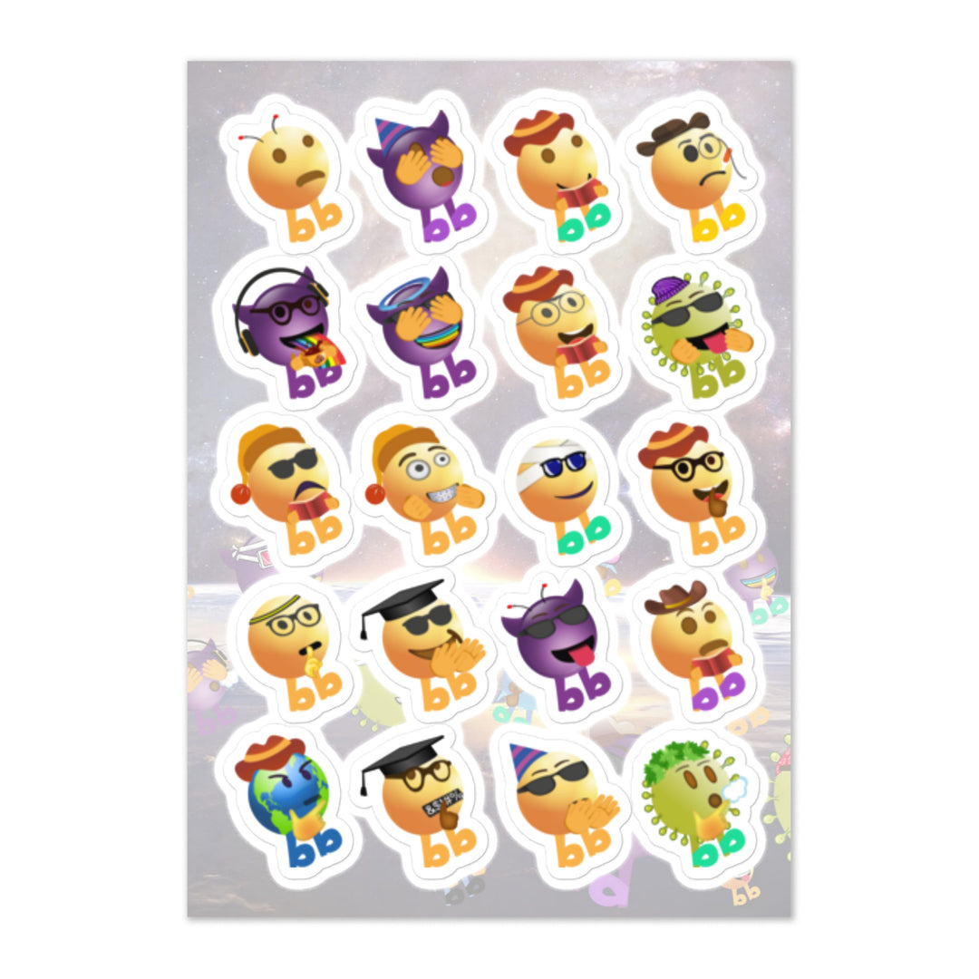 Megabb Buddy Stickers - Emojibb