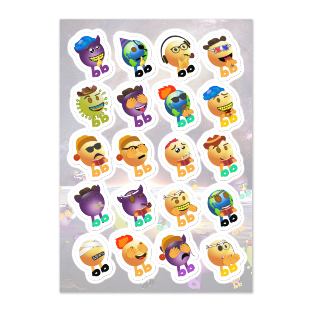 Megabb Buddy Stickers - Emojibb