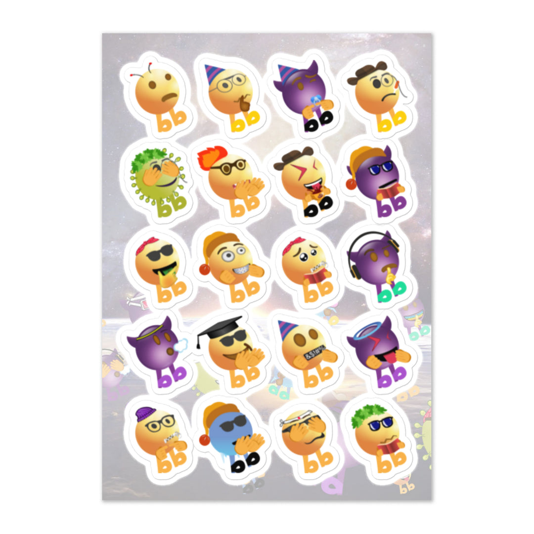 Megabb Buddy Stickers - Emojibb