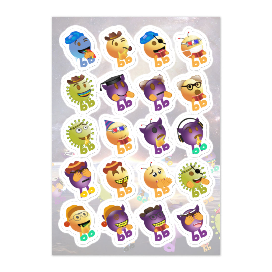 Megabb Buddy Stickers - Emojibb
