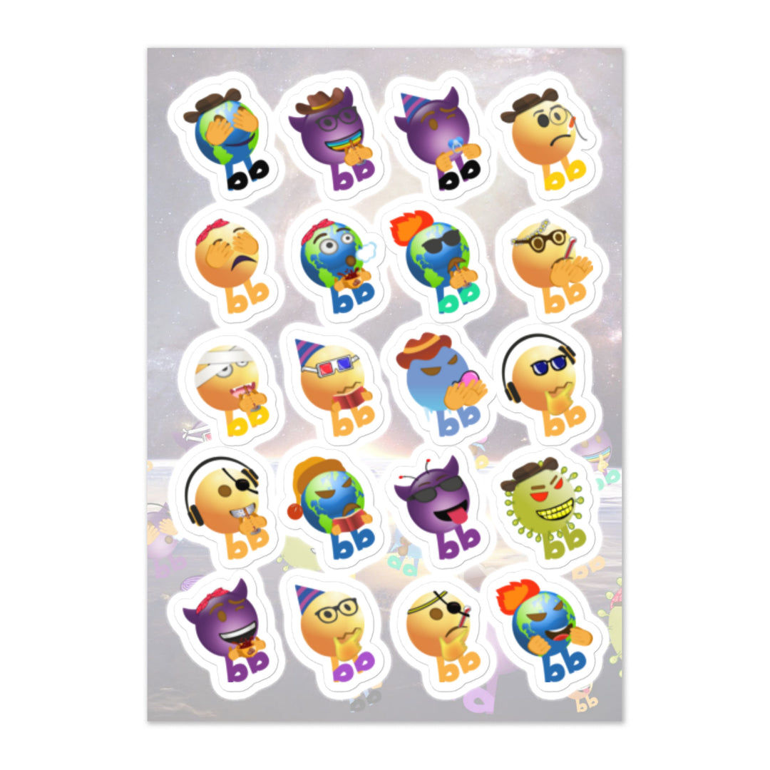 Megabb Buddy Stickers - Emojibb