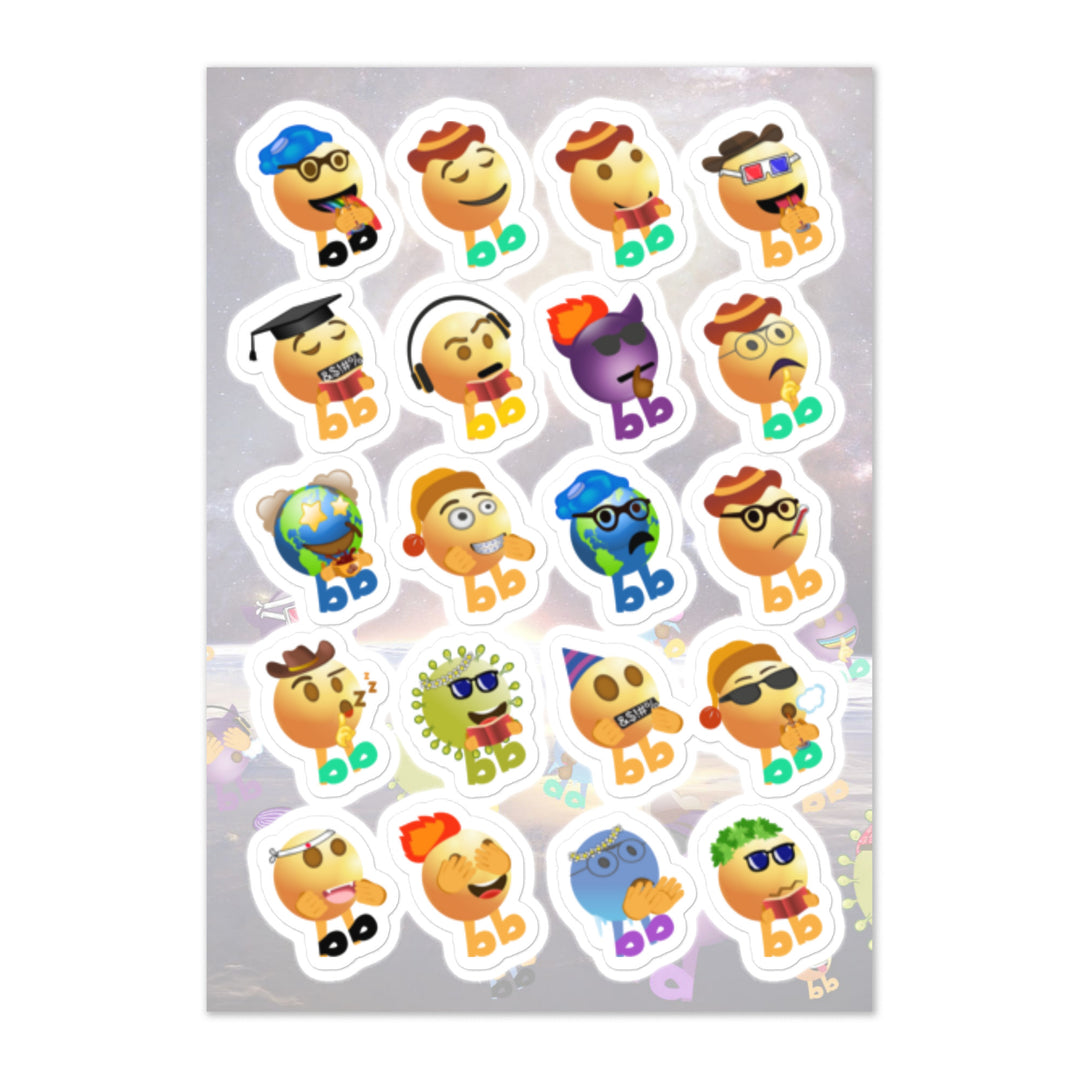 Megabb Buddy Stickers - Emojibb