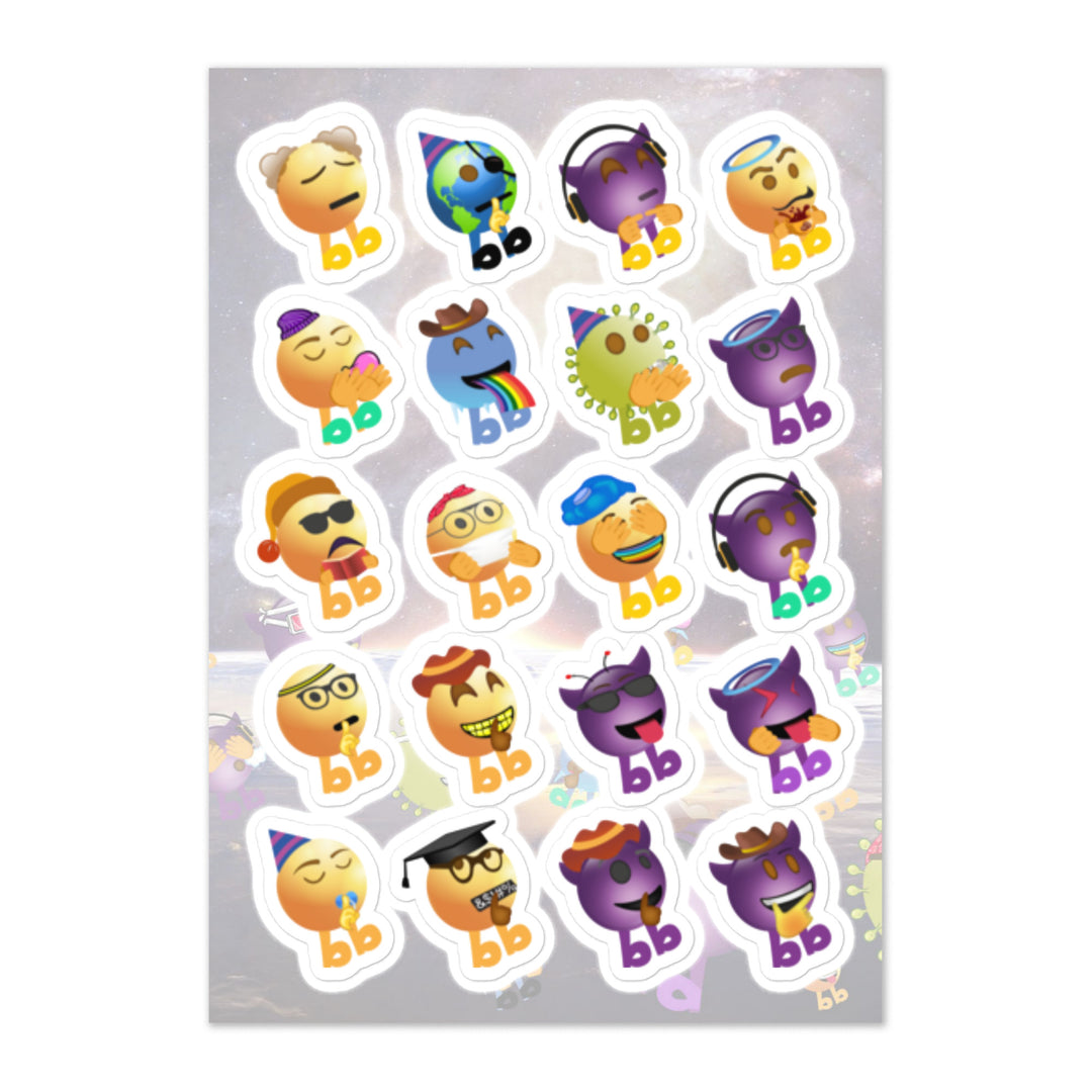 Megabb Buddy Stickers - Emojibb
