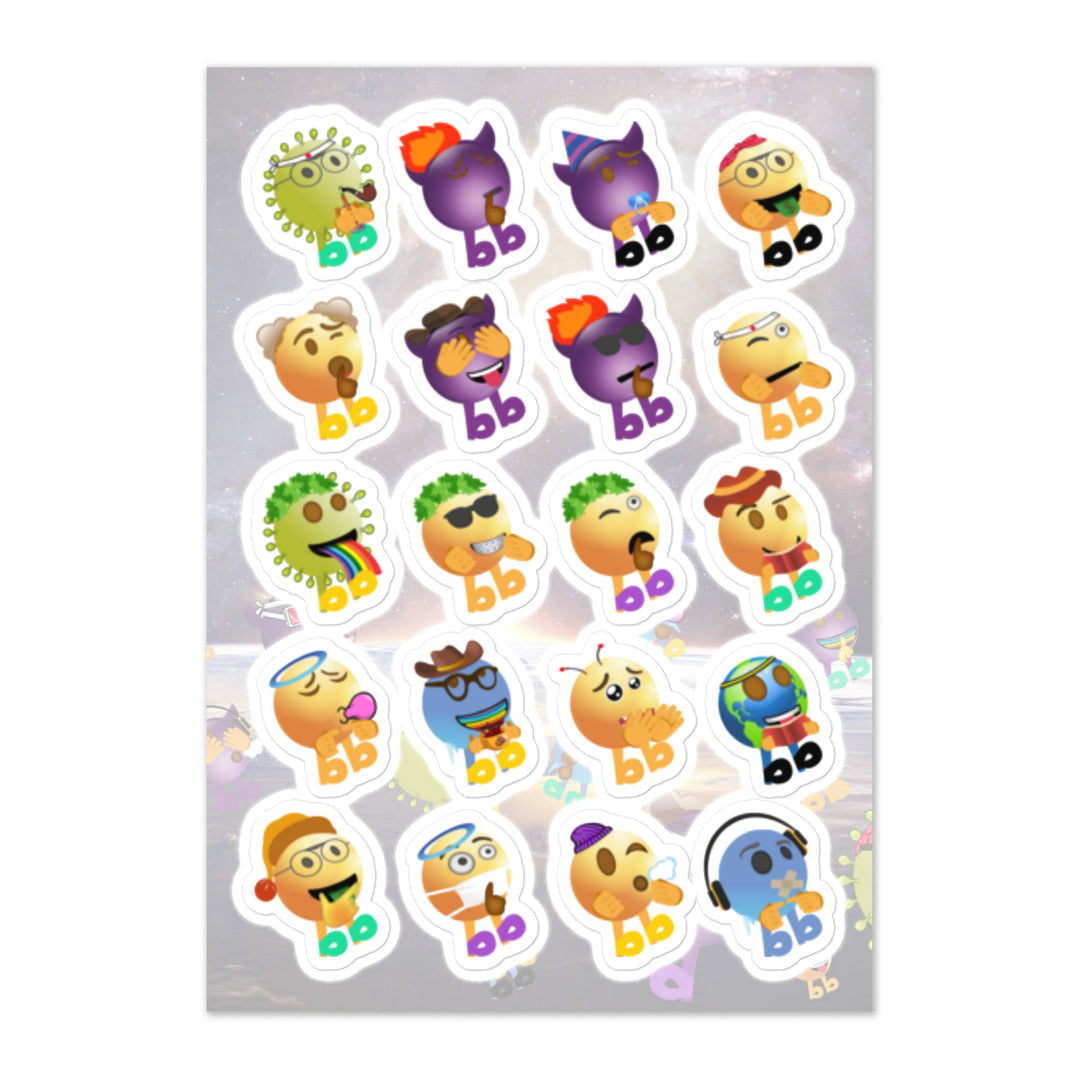 Megabb Buddy Stickers - Emojibb