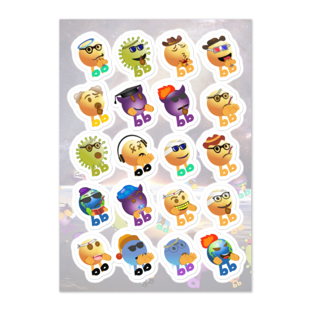 Megabb Buddy Stickers - Emojibb