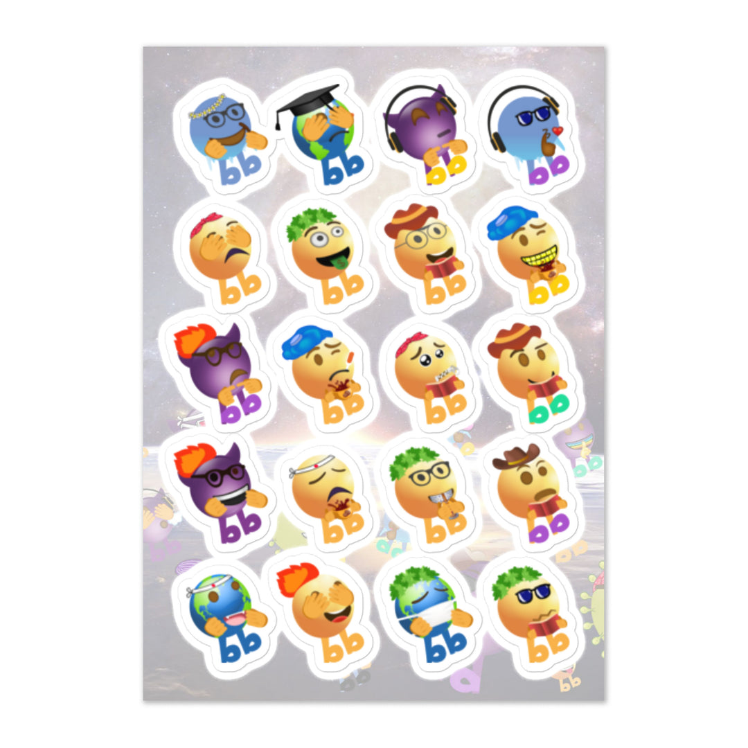 Megabb Buddy Stickers - Emojibb
