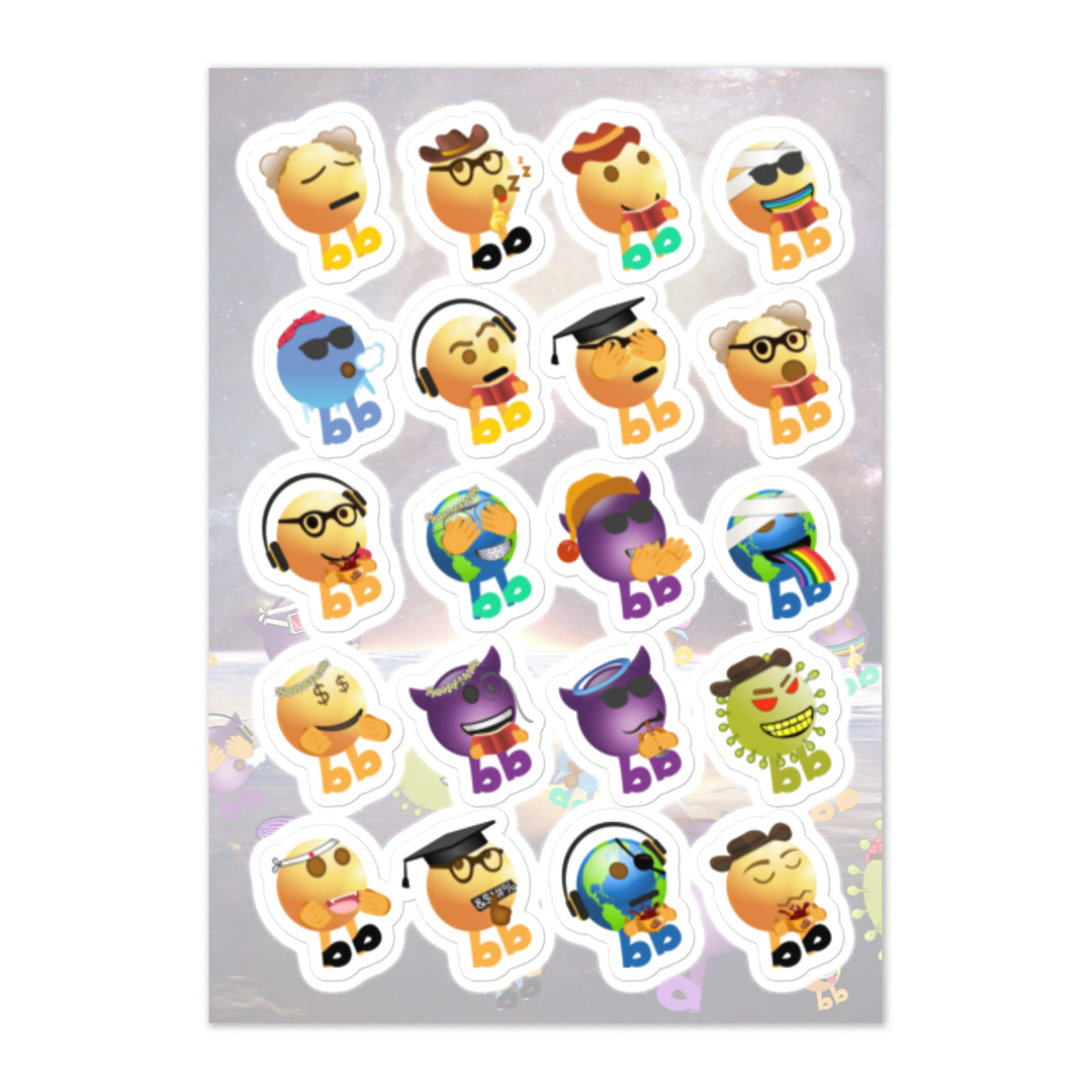 Megabb Buddy Stickers - Emojibb