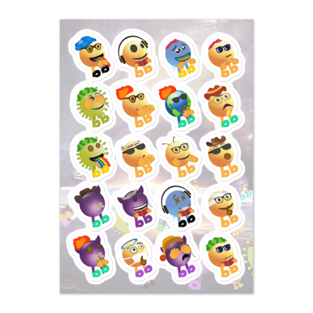 Megabb Buddy Stickers - Emojibb