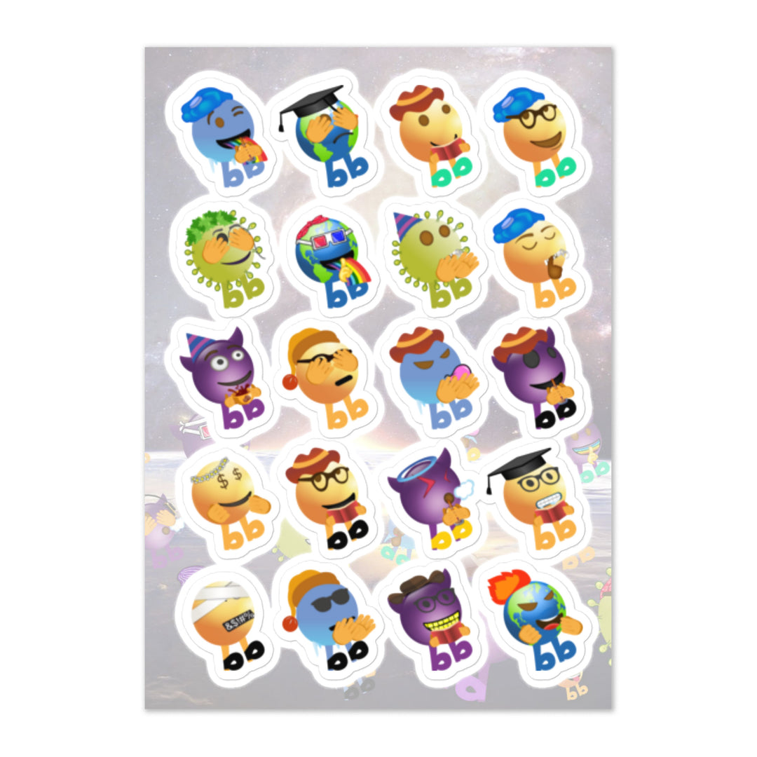 Megabb Buddy Stickers - Emojibb