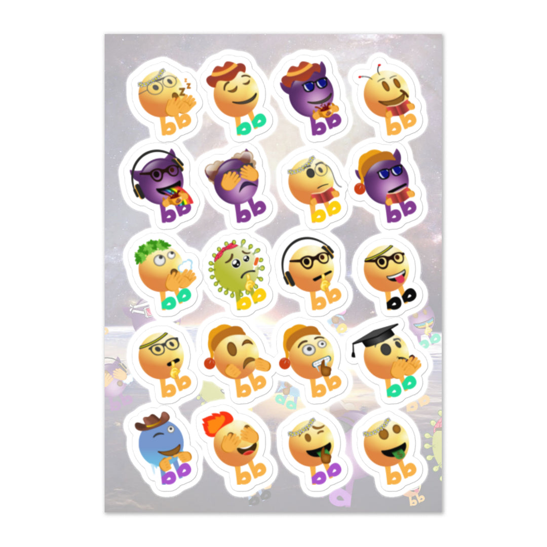 Megabb Buddy Stickers - Emojibb