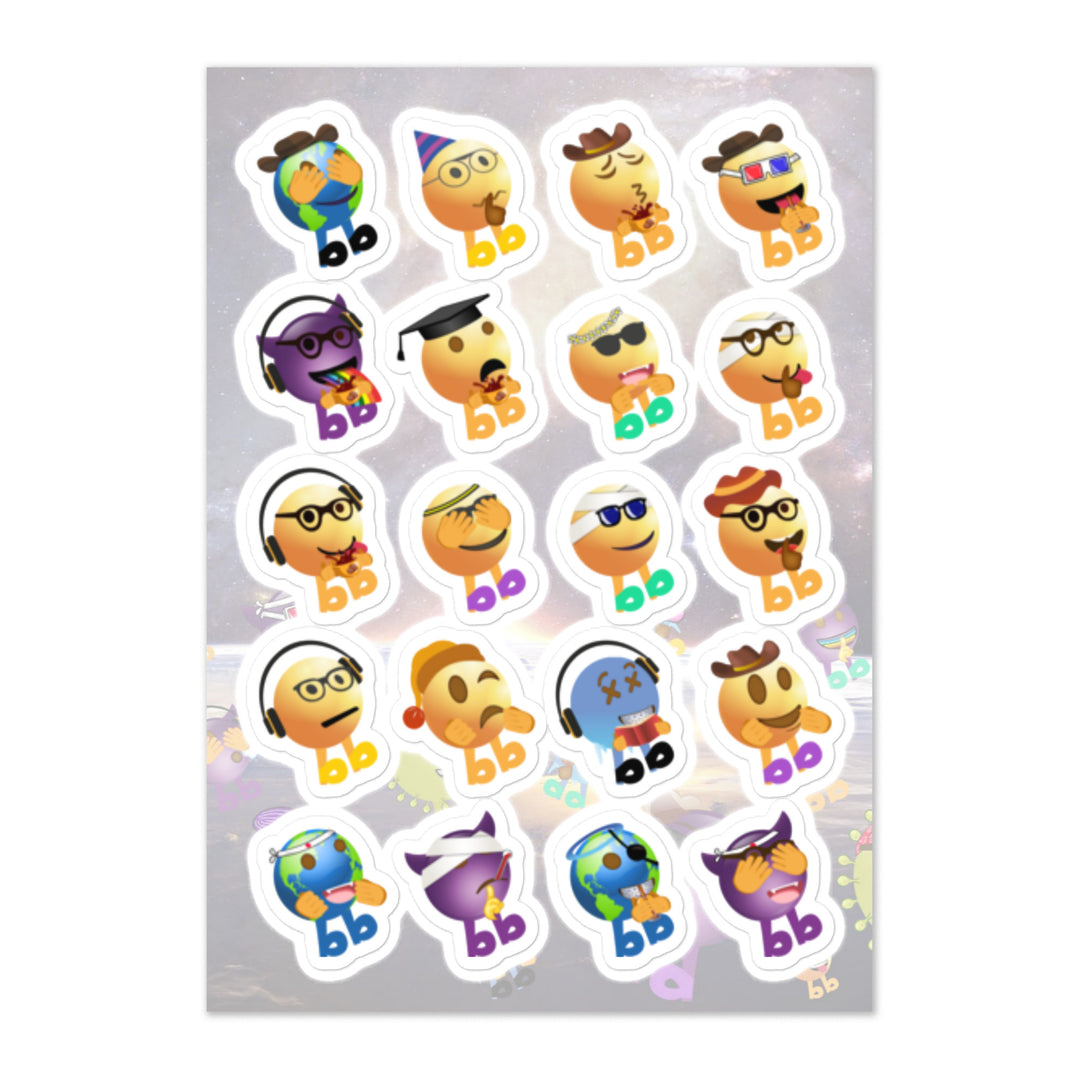 Megabb Buddy Stickers - Emojibb