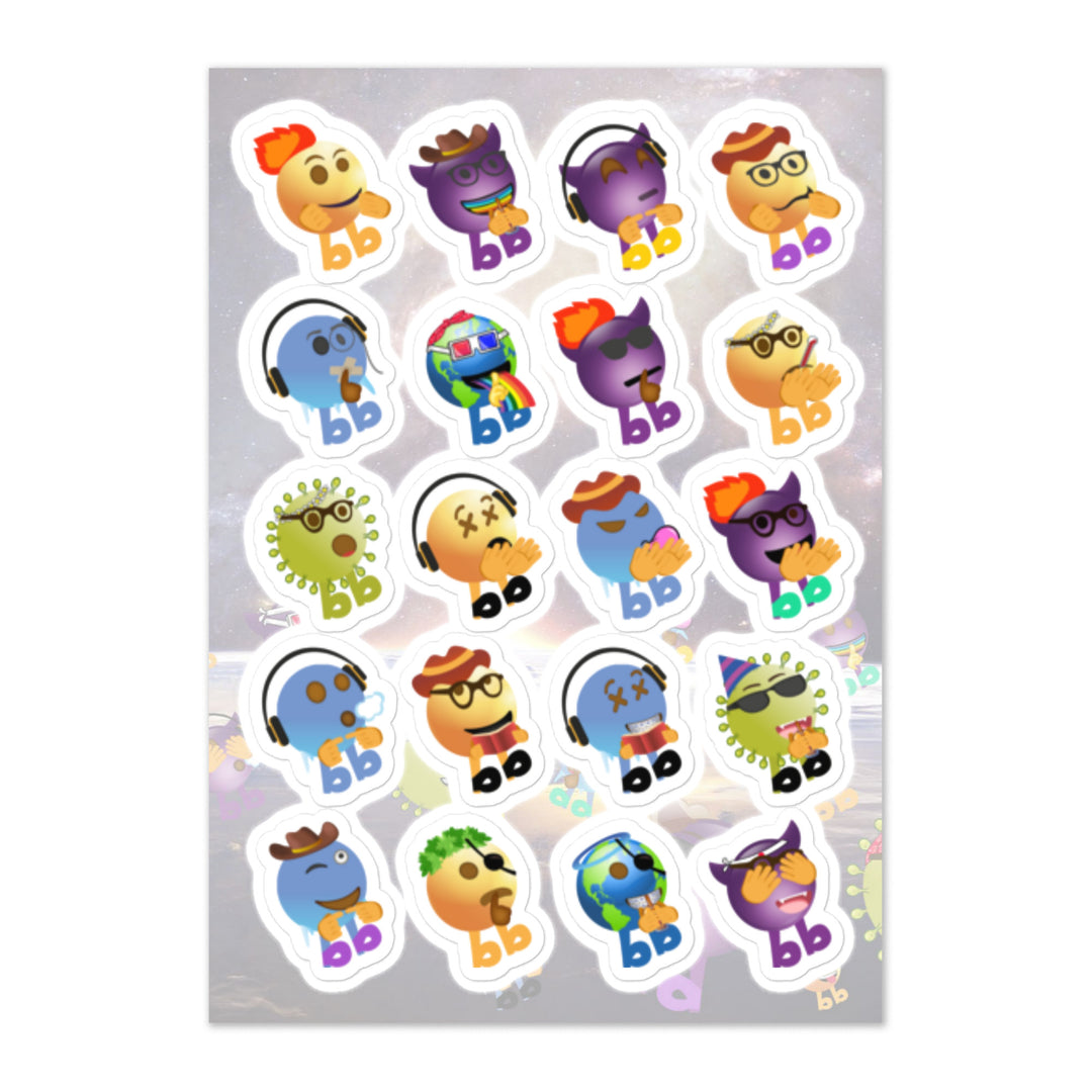 Megabb Buddy Stickers - Emojibb