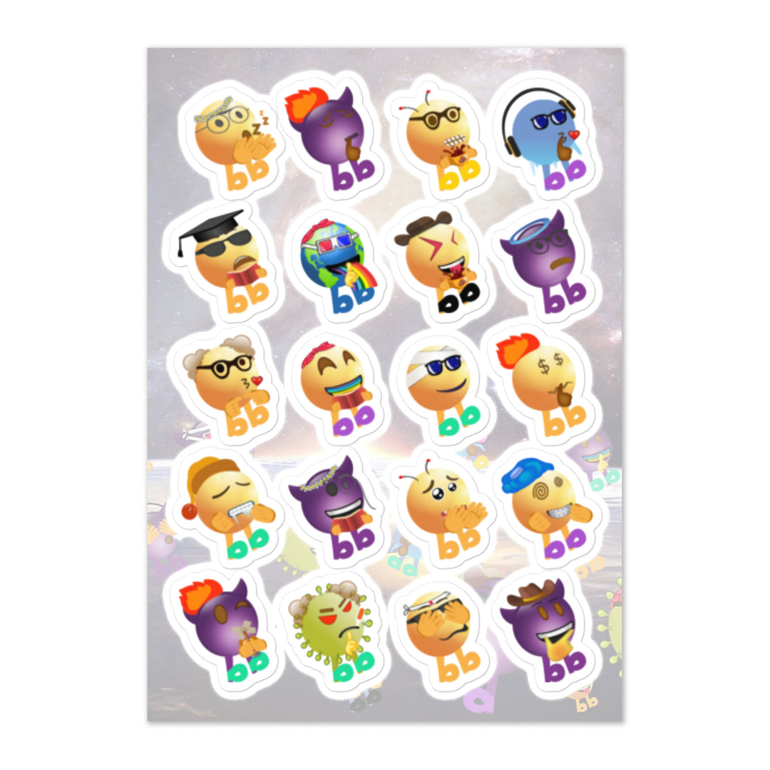 Megabb Buddy Stickers - Emojibb