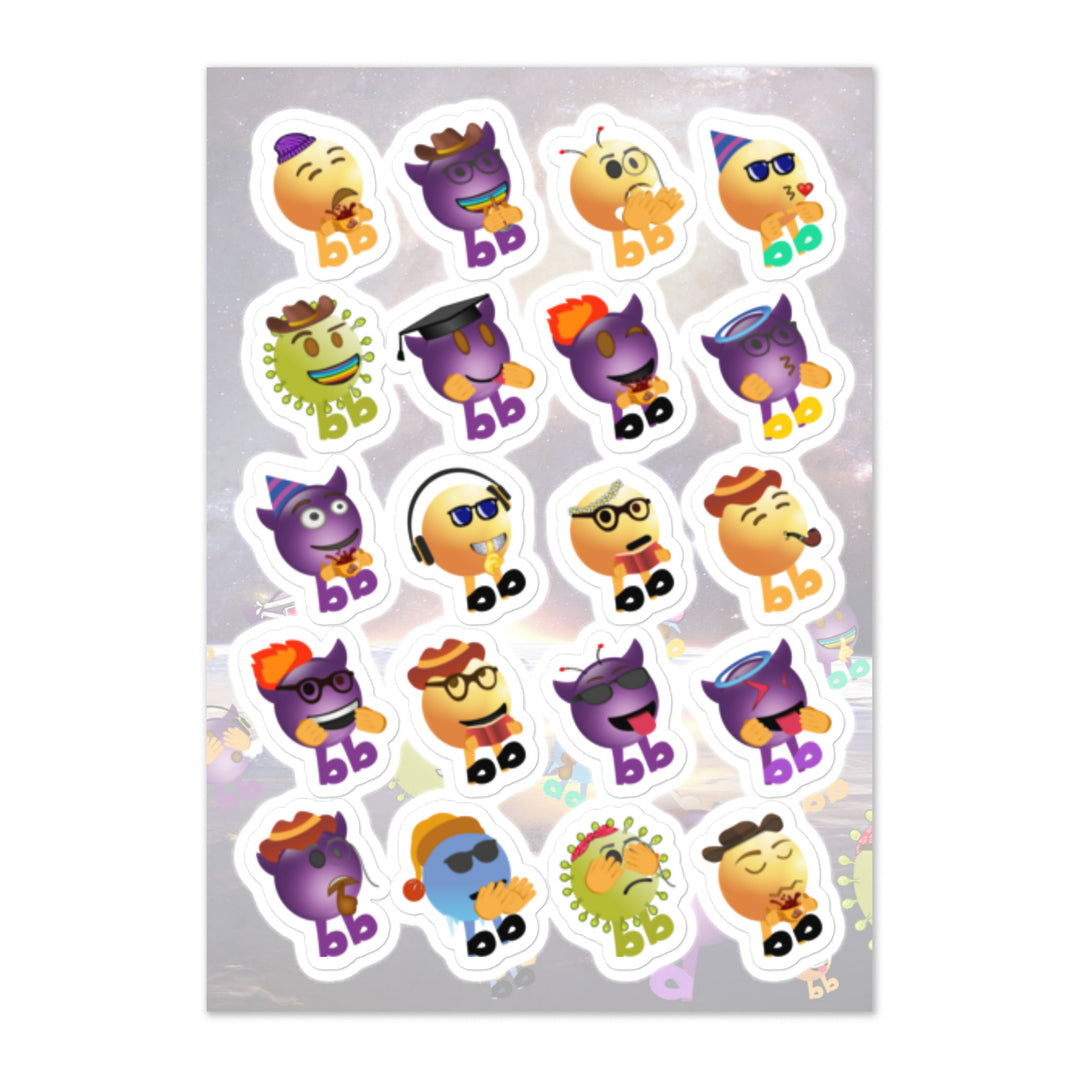 Megabb Buddy Stickers - Emojibb
