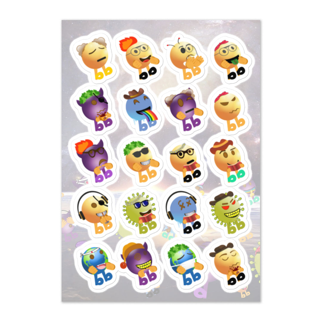 Megabb Buddy Stickers - Emojibb