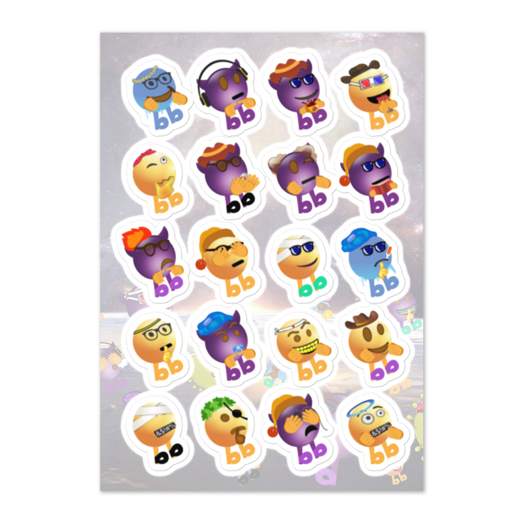 Megabb Buddy Stickers - Emojibb