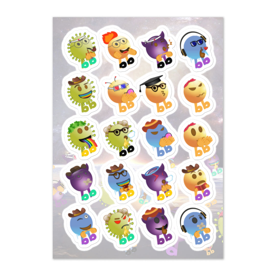 Megabb Buddy Stickers - Emojibb