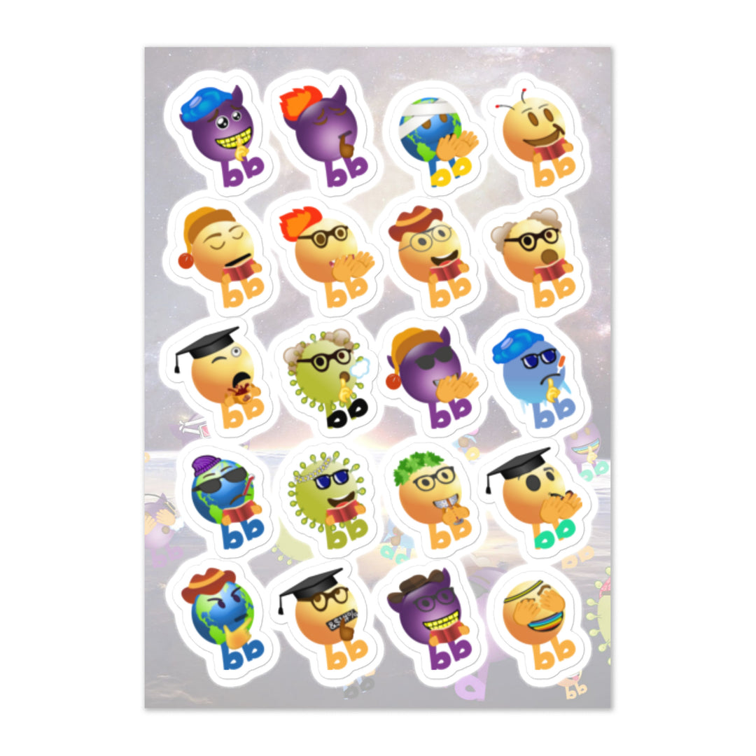 Megabb Buddy Stickers - Emojibb
