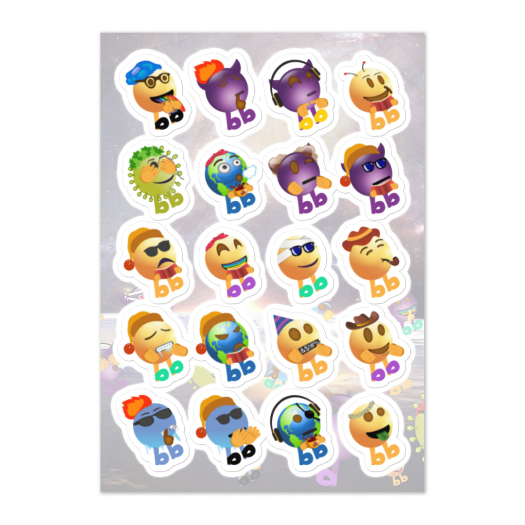 Megabb Buddy Stickers - Emojibb