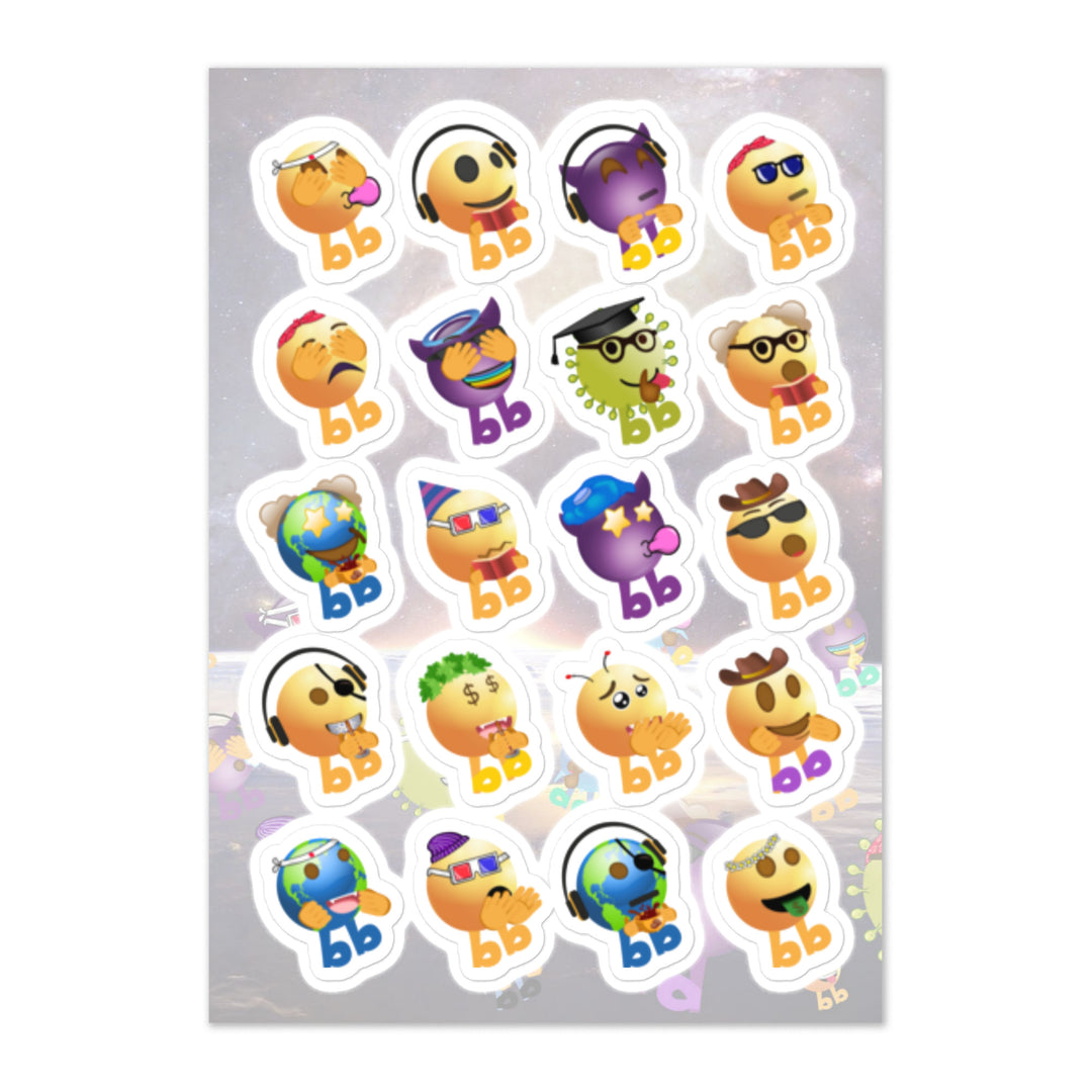 Megabb Buddy Stickers - Emojibb