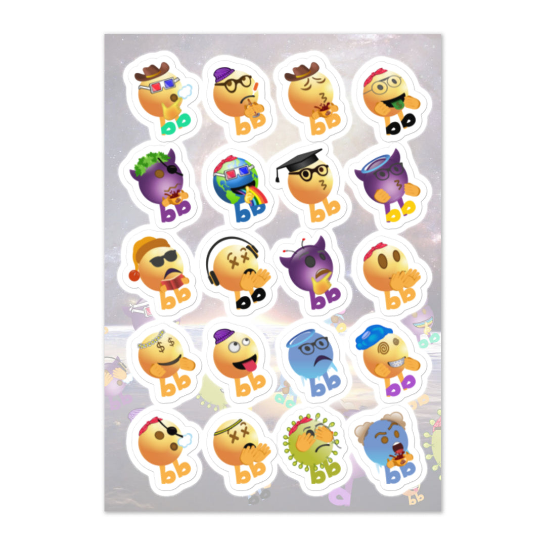 Megabb Buddy Stickers - Emojibb