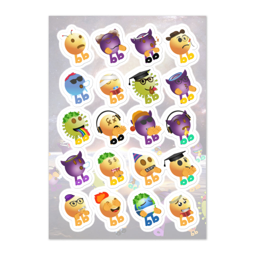 Megabb Buddy Stickers - Emojibb