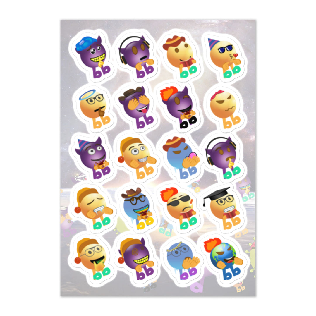 Megabb Buddy Stickers - Emojibb