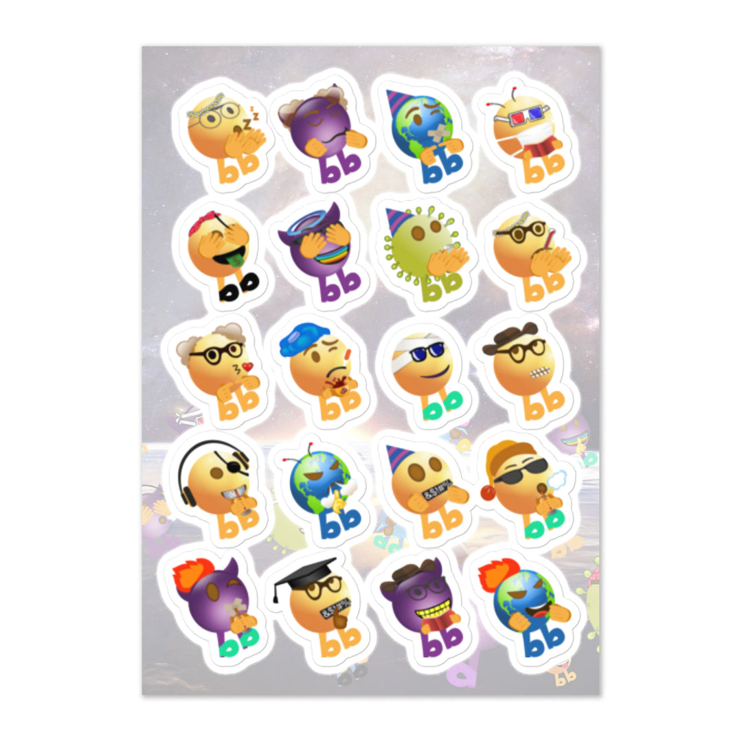 Megabb Buddy Stickers - Emojibb