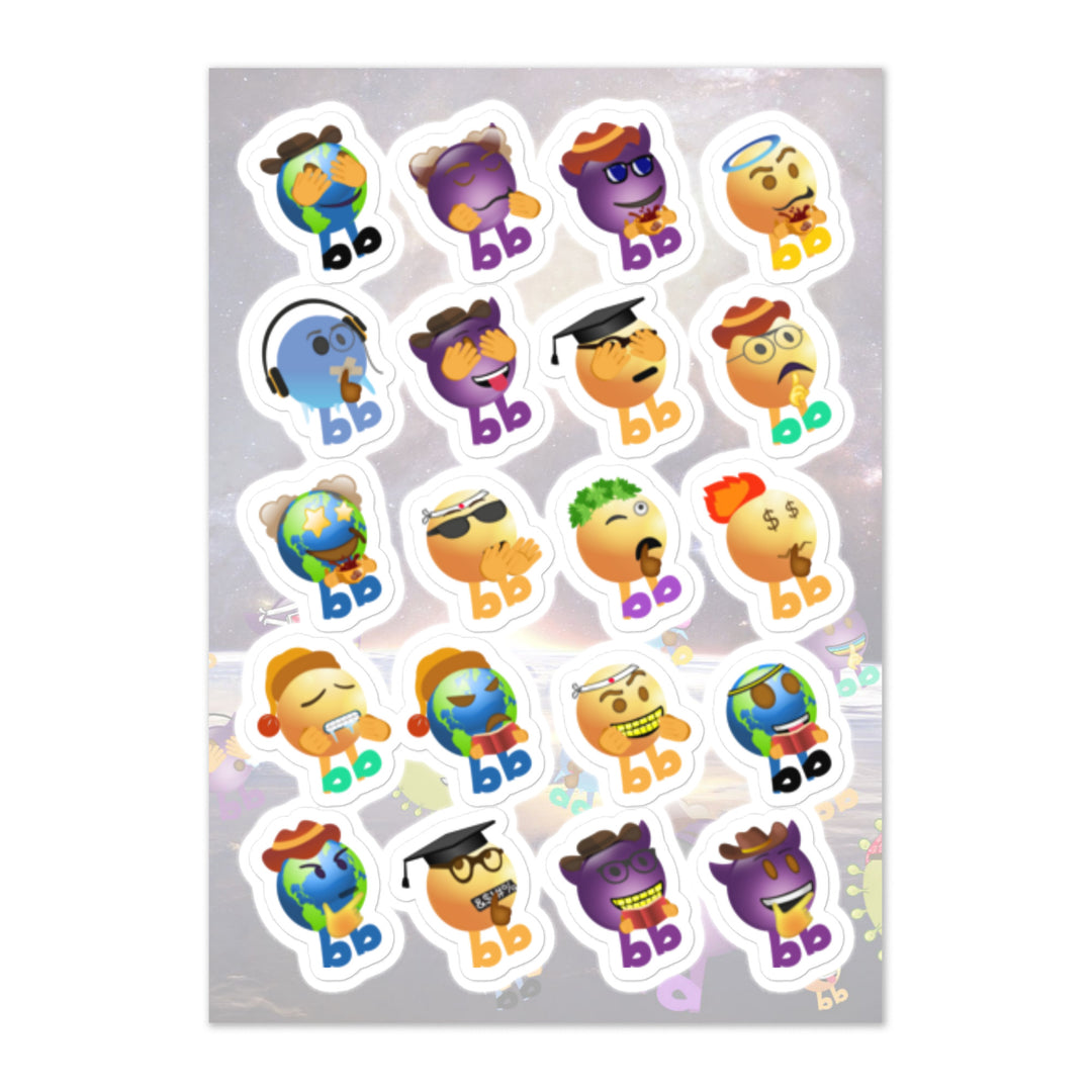 Megabb Buddy Stickers - Emojibb