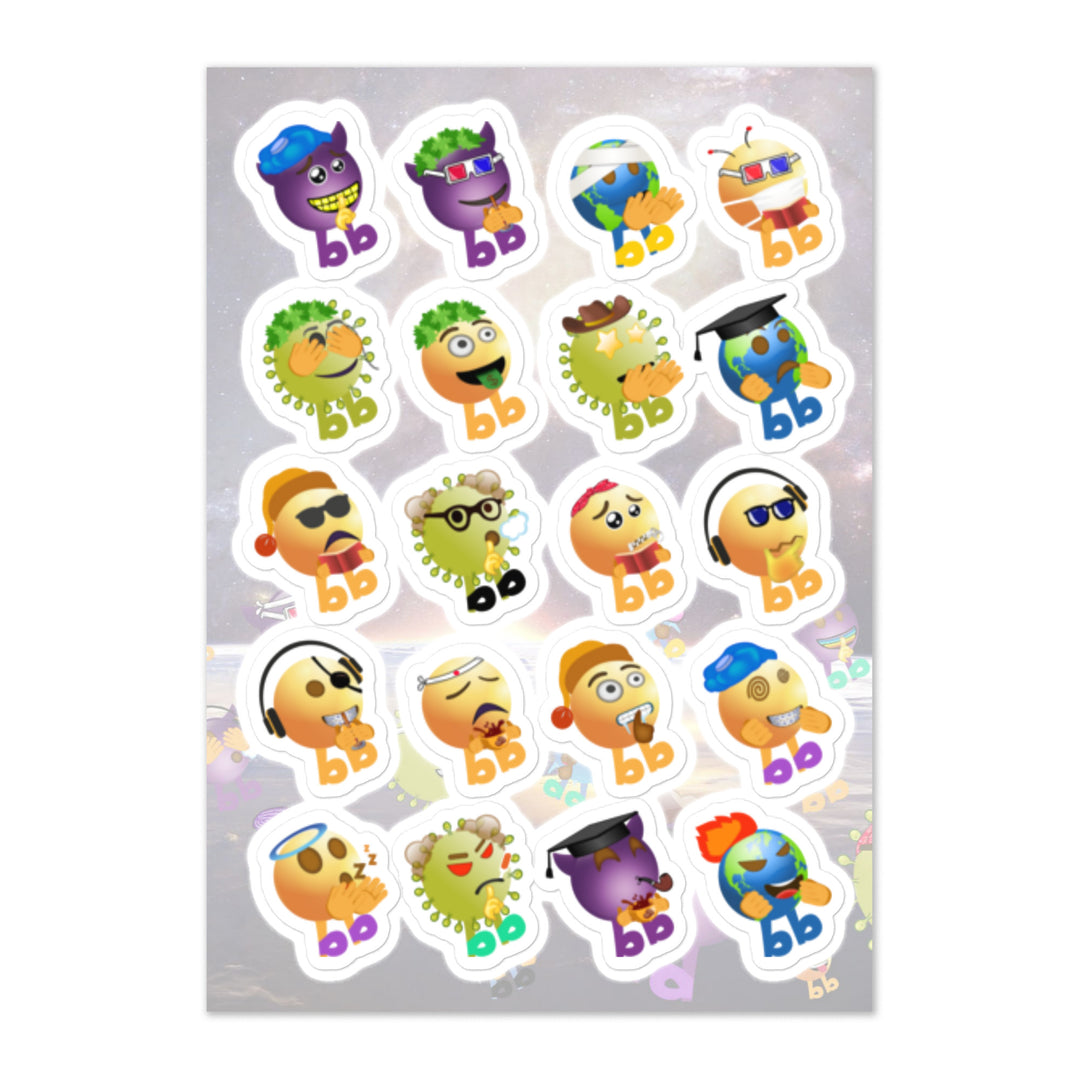 Megabb Buddy Stickers - Emojibb
