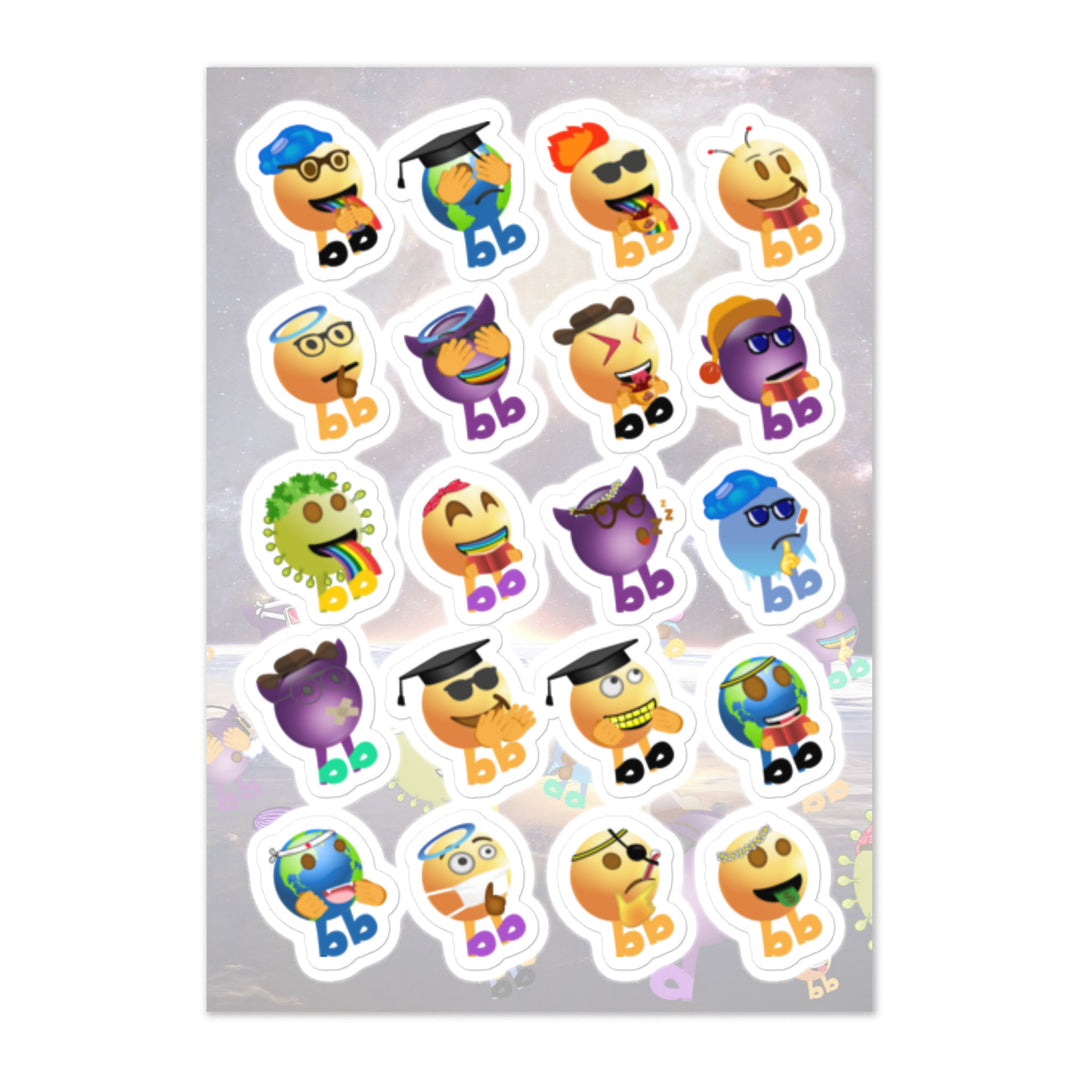 Megabb Buddy Stickers - Emojibb