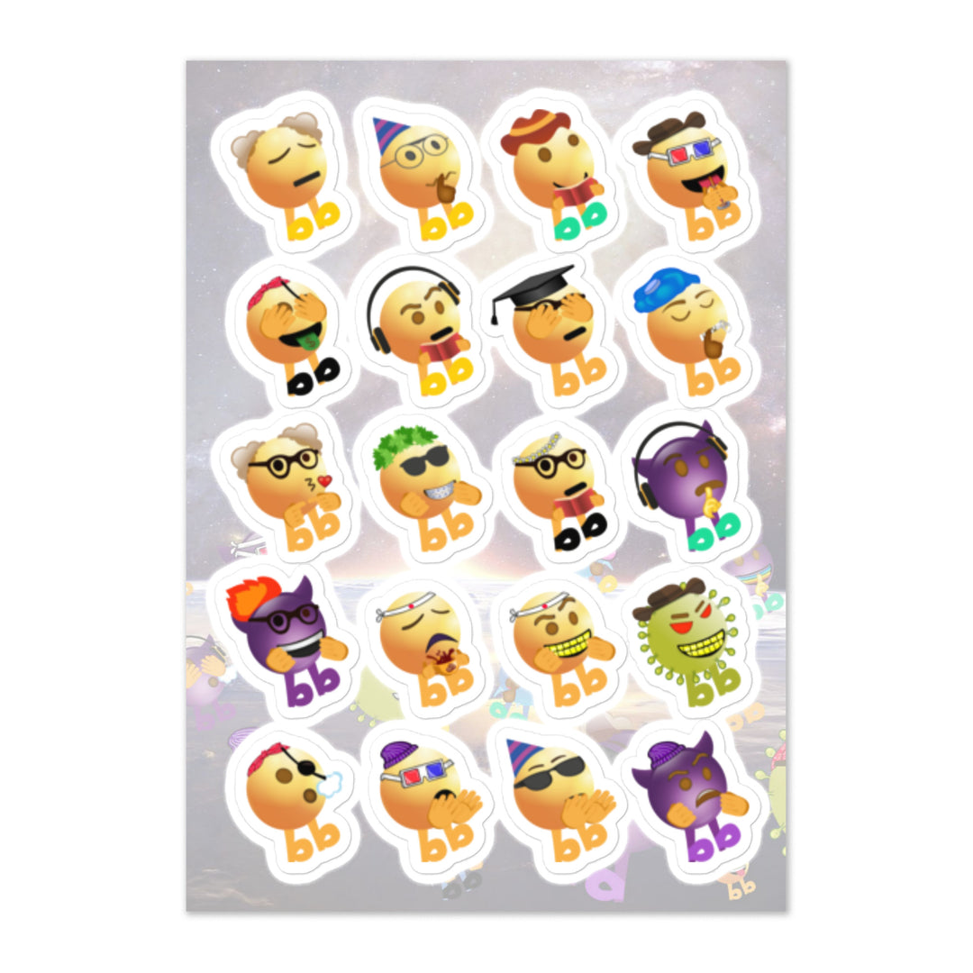 Megabb Buddy Stickers - Emojibb