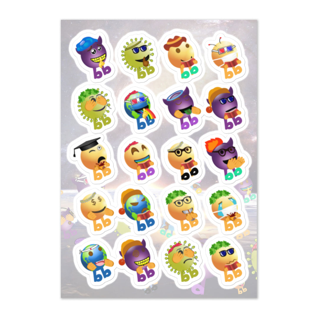 Megabb Buddy Stickers - Emojibb