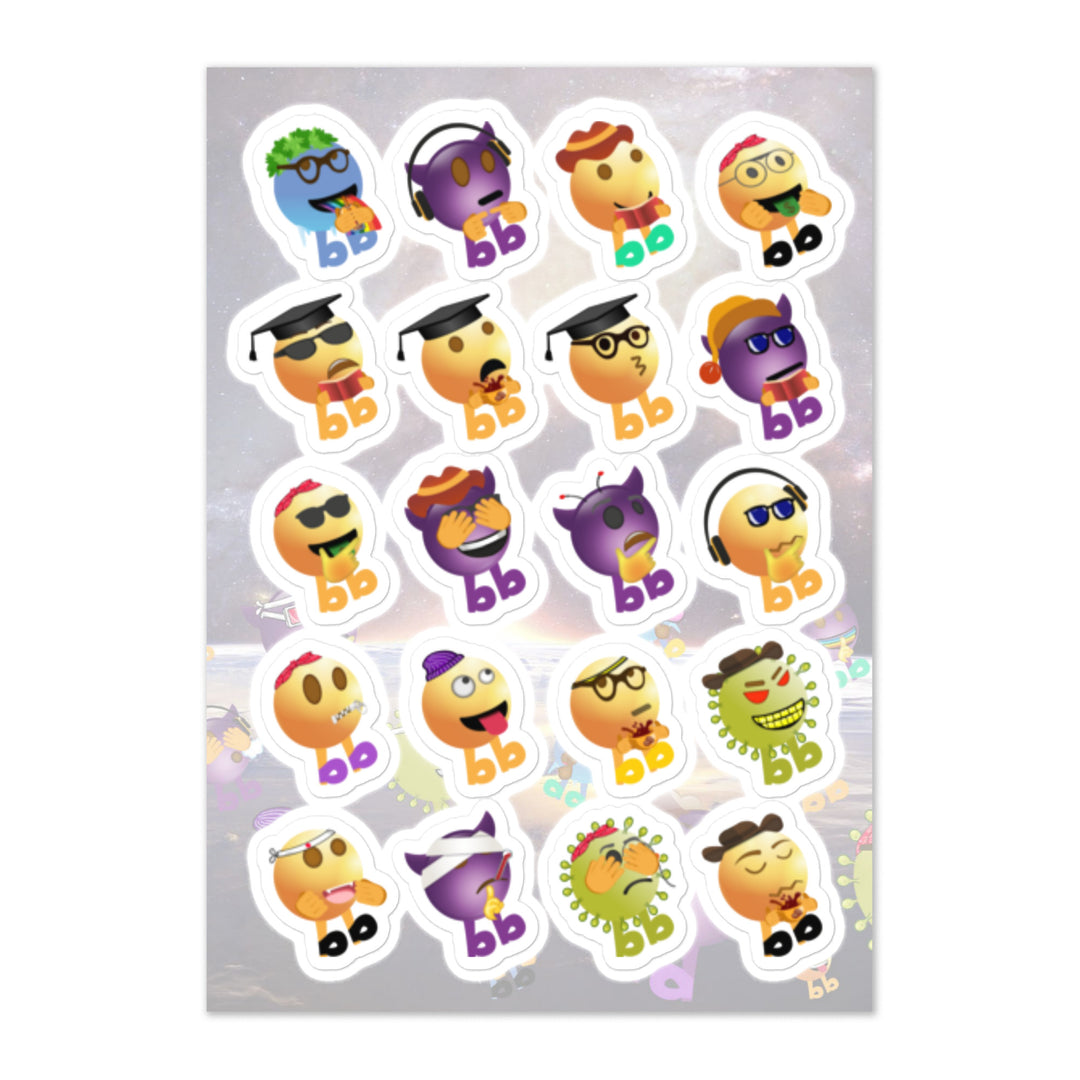 Megabb Buddy Stickers - Emojibb