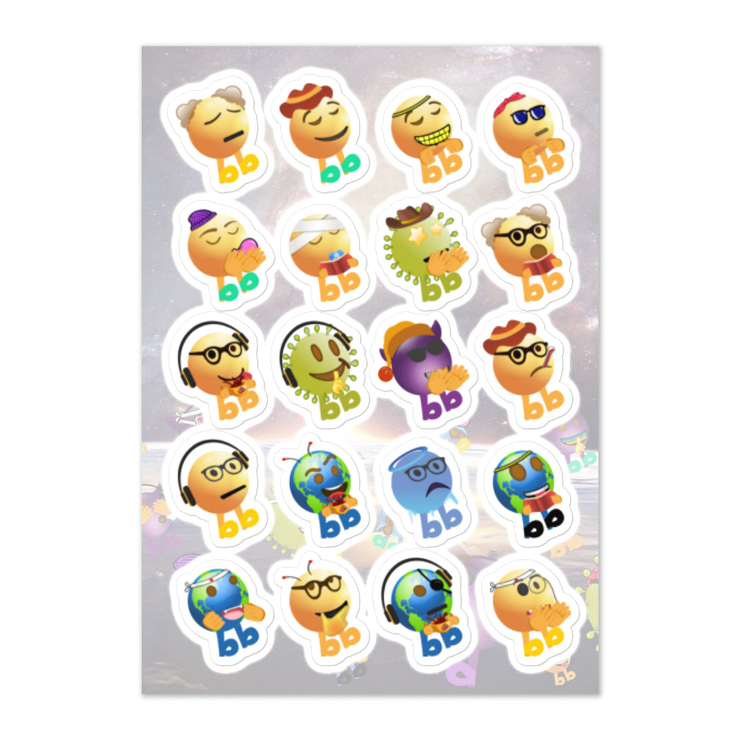 Megabb Buddy Stickers - Emojibb