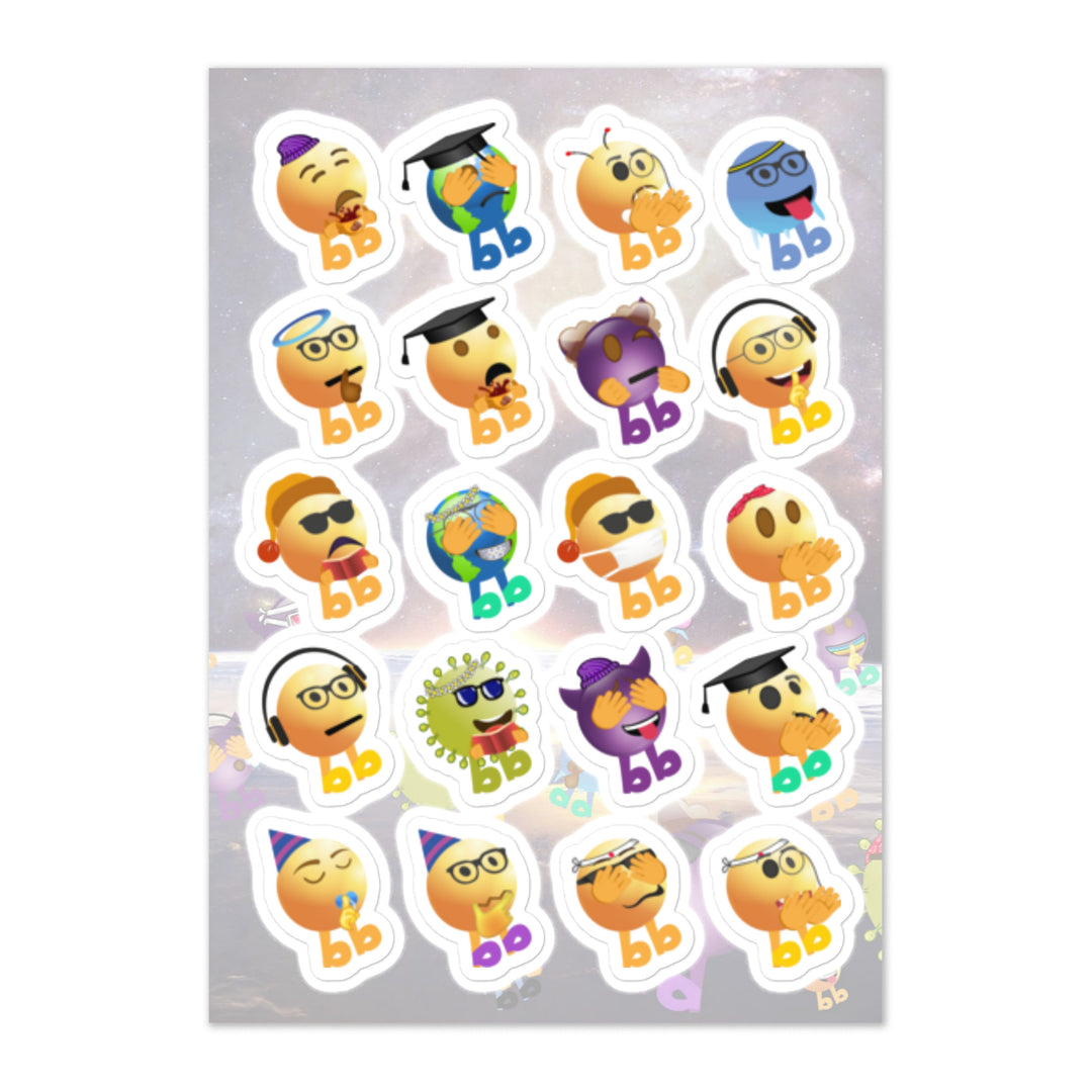 Megabb Buddy Stickers - Emojibb