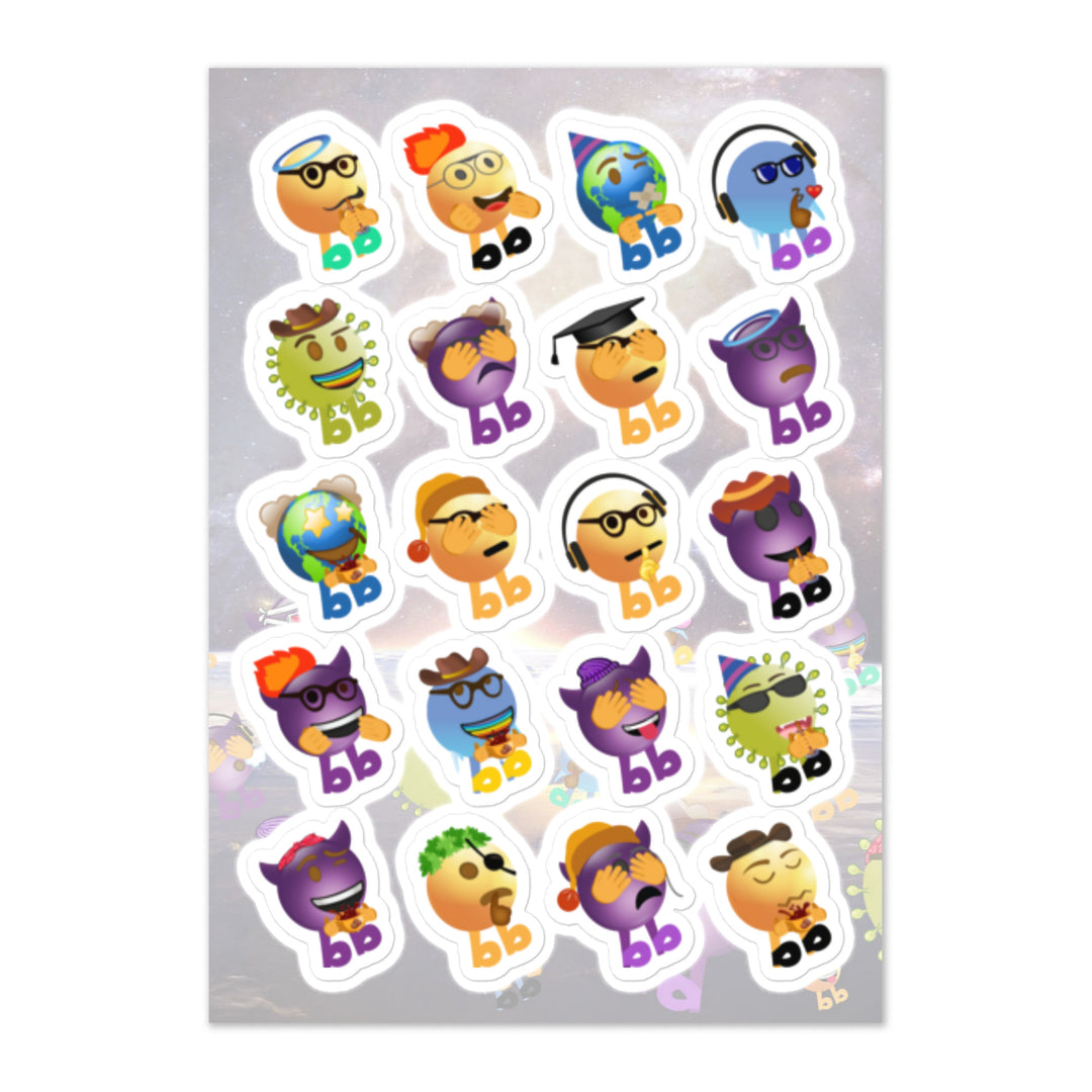 Megabb Buddy Stickers - Emojibb