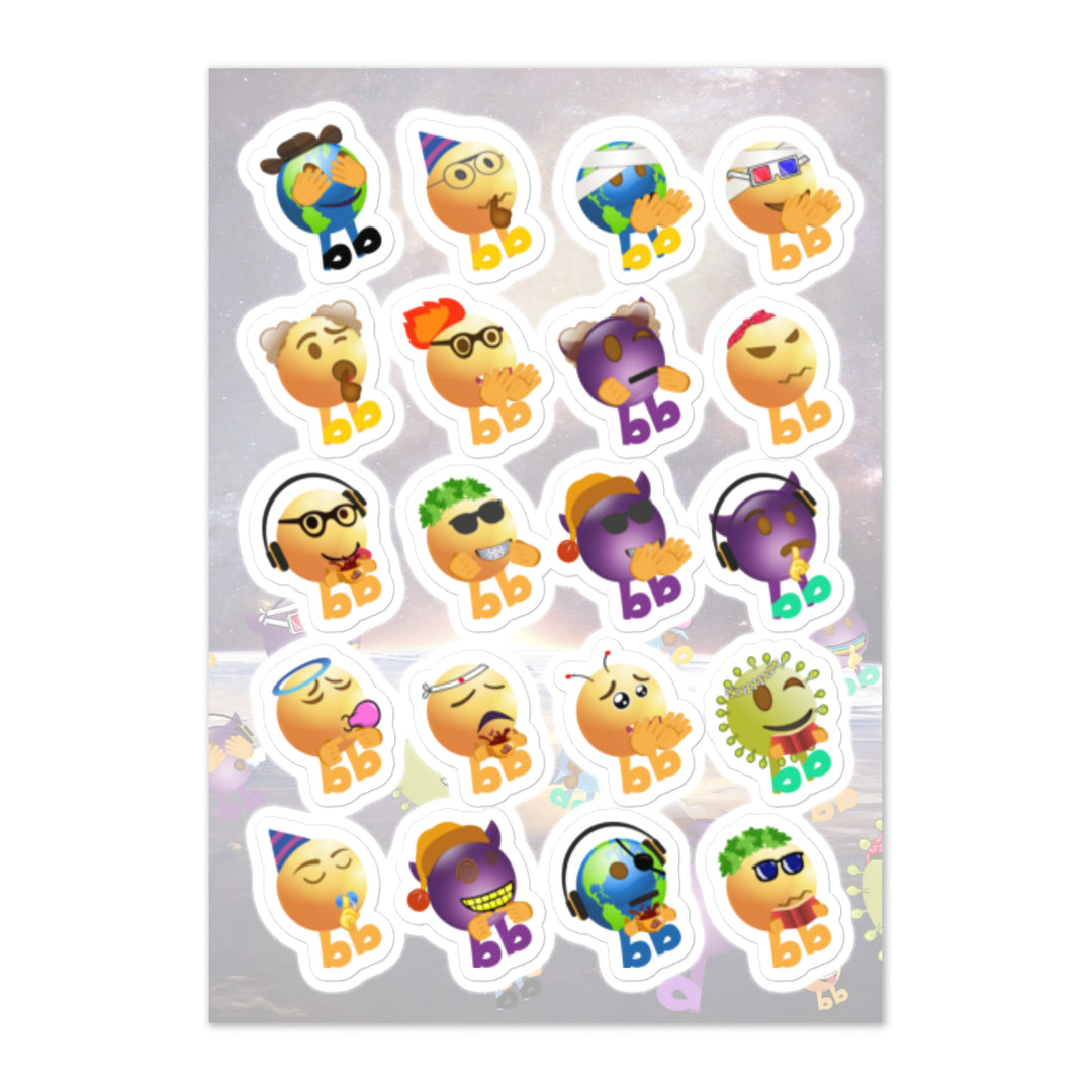 Megabb Buddy Stickers - Emojibb