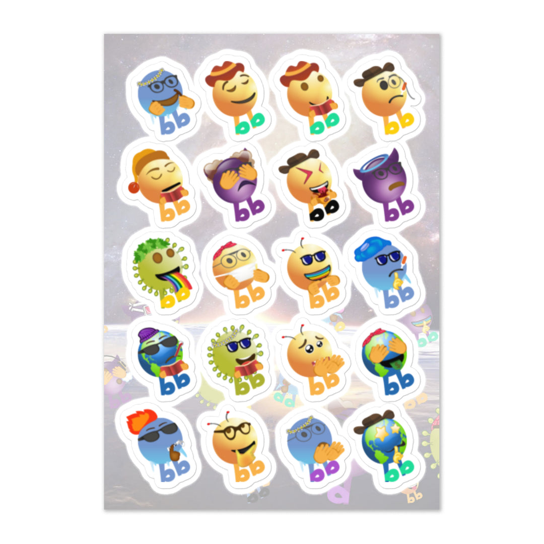 Megabb Buddy Stickers - Emojibb